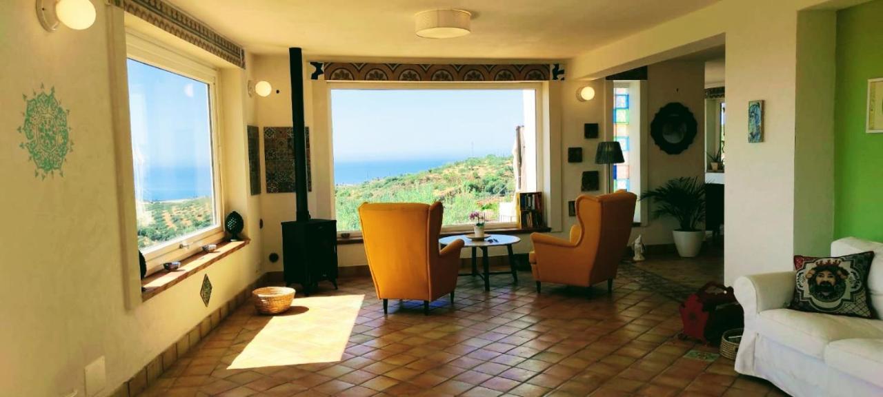 Villa Immersa In Oliveto Vista Mare シャッカ エクステリア 写真