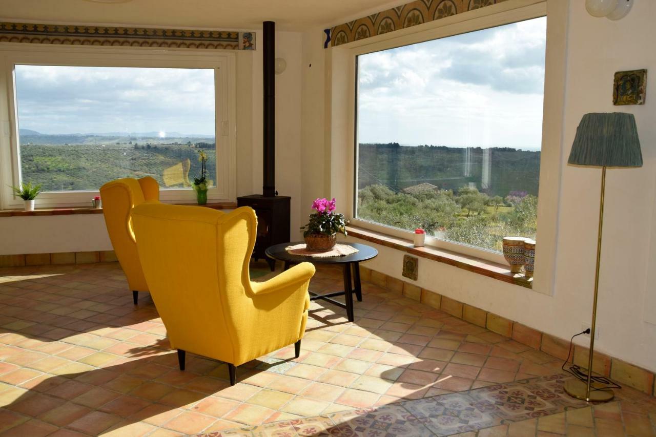 Villa Immersa In Oliveto Vista Mare シャッカ エクステリア 写真